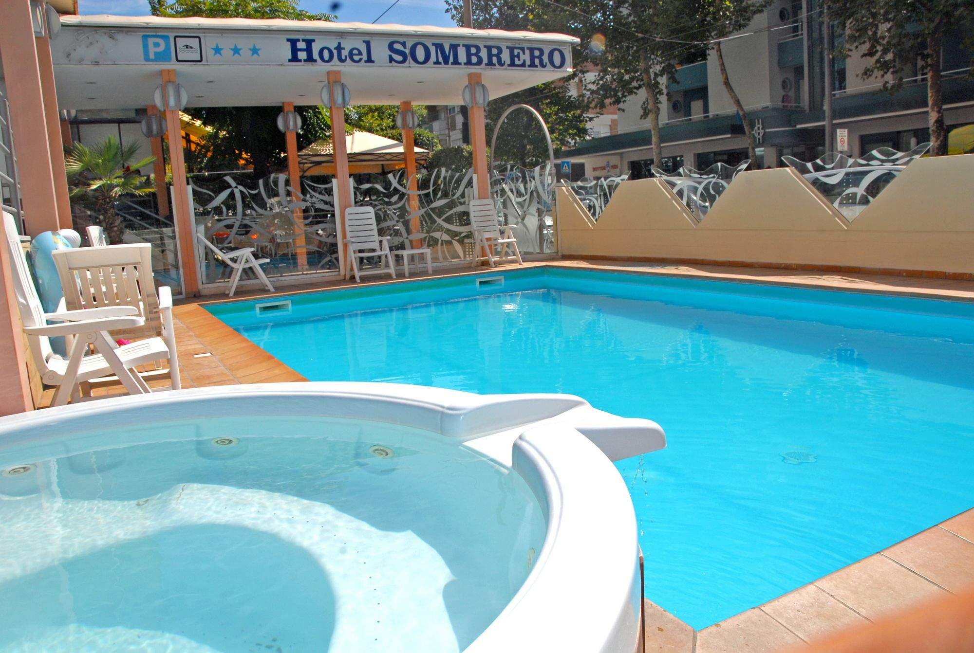 Hotel Sombrero Ріміні Екстер'єр фото